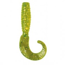 CURLTAIL GRUB 4  CHARTREUSE        CTG00112