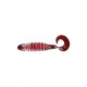 8x WOOLY CURLTAIL 3  -  RED SHAD  YWC313