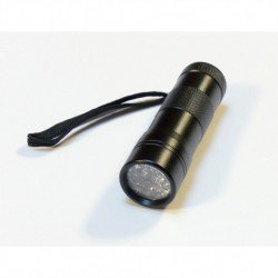 Blister de 1 MINI-TORCHE "U.V." 12 LEDS