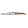 Laguiole bougna Couteau 12 cm - corne blonde