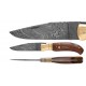 DAMAS - Couteau 11,5 cm - palissandre